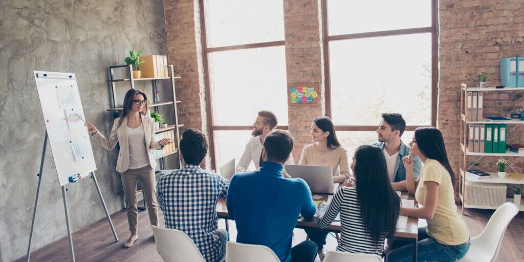 Agile Coach bei einem Workshop